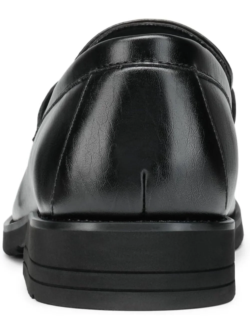 Men's Black Penny Loafers Slip-On Business Office Wedding Formal Dress Shoes